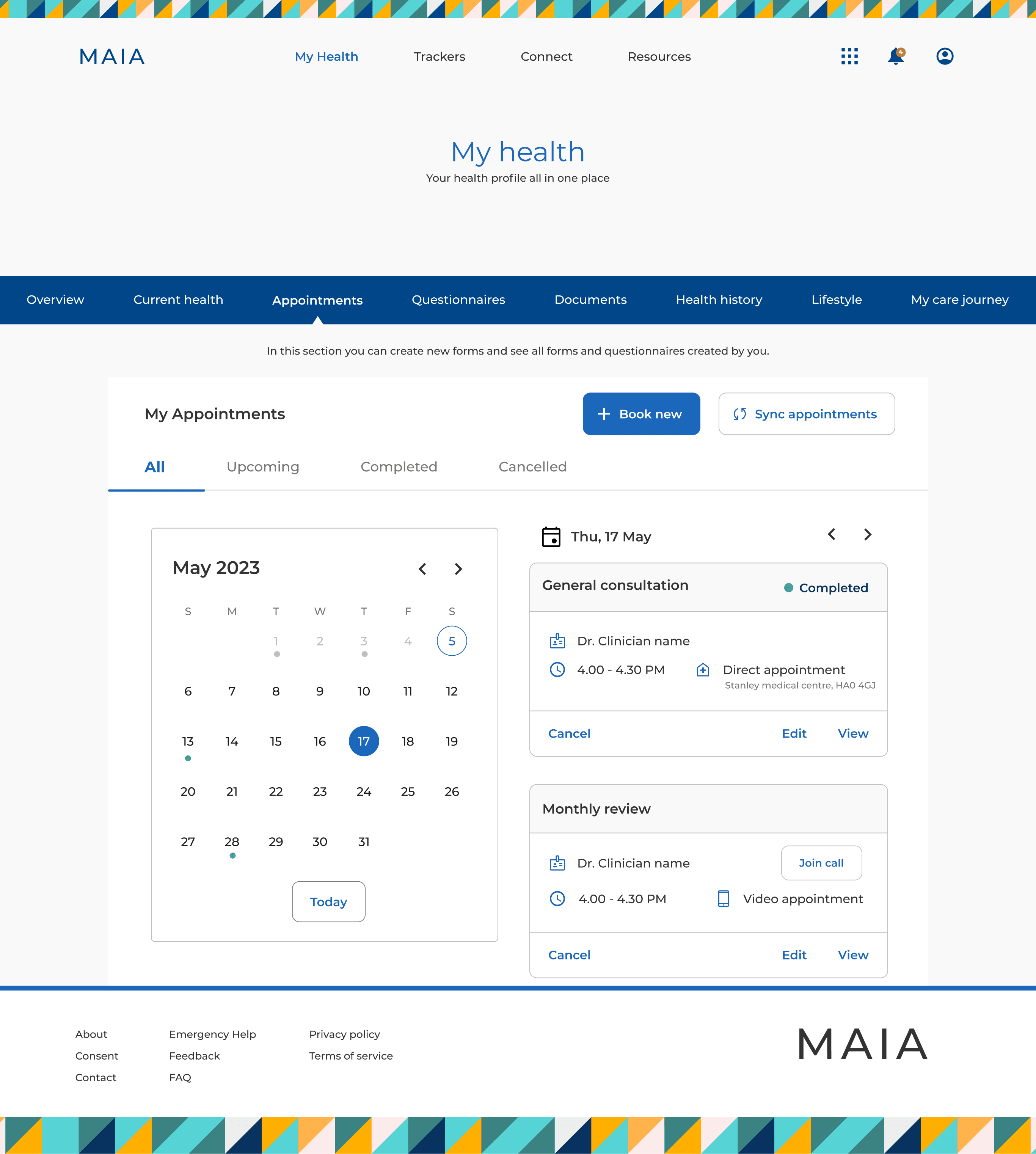 MAIA Appointments image 1